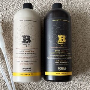 Tweak’d by Nature B’Tox Honey Mud Volumizing Shampoo & Conditioner - NEW
